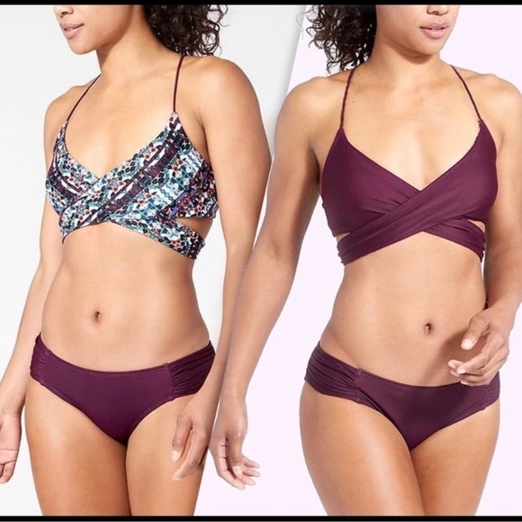 Athleta Other - Athleta Marrakesh Reversible Wrap Bikini Top